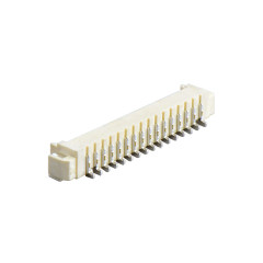 Wafer Pitch 1.25mm 单排卧式 SMT型 无卤